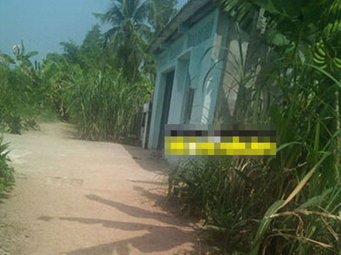 Ngôi nhà của ông Đạt.