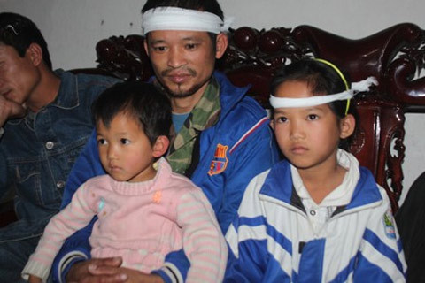 Anh Lai đoàn tụ cùng gia đình.