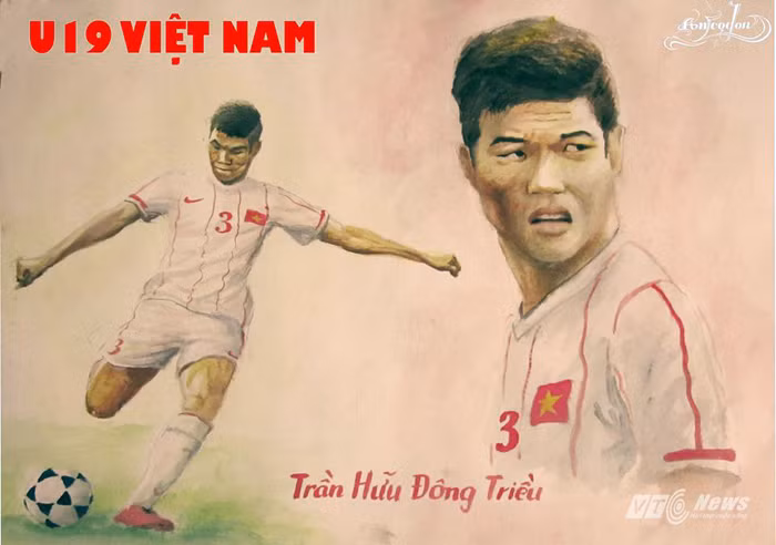 Trung vệ dễ khóc dễ cười Trần Hữu Đông Triều.