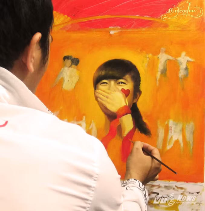 Hình ảnh Nhật Lệ Susu khóc khi U19 Việt Nam thua U19 Nhật Bản trong trận chung kết giải U19 Đông Nam Á vừa qua.