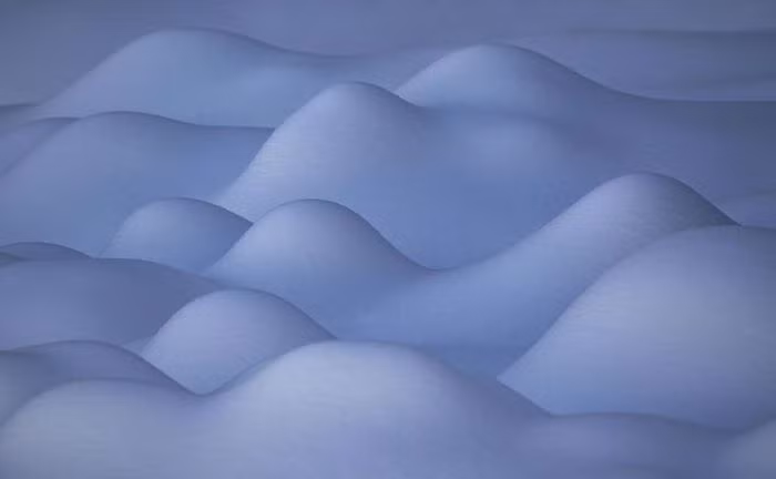 Những đụn tuyết độc đáo trong Công viên Quốc gia Retezat, Romani.