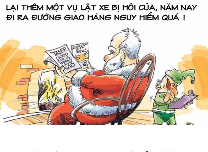 Sot xinh xich anh che ong gia Noel bi hoi cua