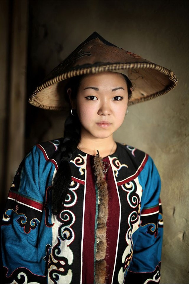 Người phụ nữ bản địa Ulchi từ Viễn Đông Siberia.