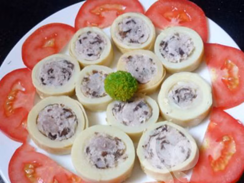 Măng nhồi thịt.