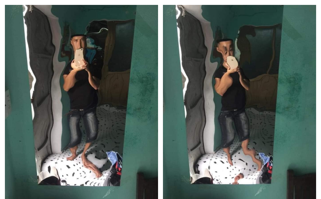 Mua gương online, chàng trai chỉ muốn “khóc thét” khi bóc ra soi ảnh 1