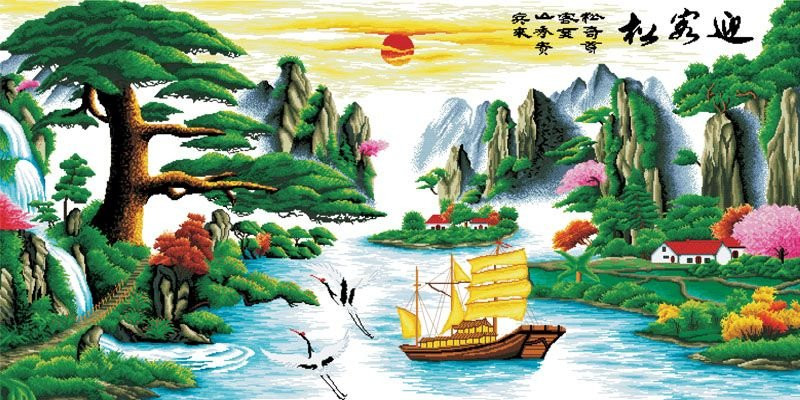 5 mau tranh phong thuy nen treo trong phong khach-Hinh-5