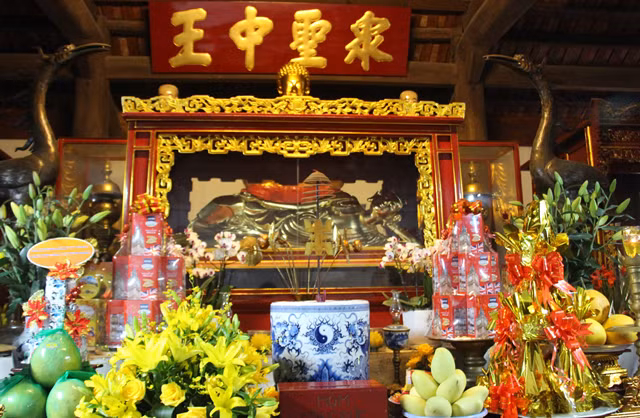 Theo tư liệu lịch sử, chùa được xây dựng từ thời Lý sau đó được Thượng hoàng Trần Thái Tông - nhà Trần mở rộng vào năm 1262. Đây là một trong những di tích lịch sử và kiến trúc nghệ thuật quan trọng của quốc gia, được xếp hạng di tích quốc gia đặc biệt năm 2012.