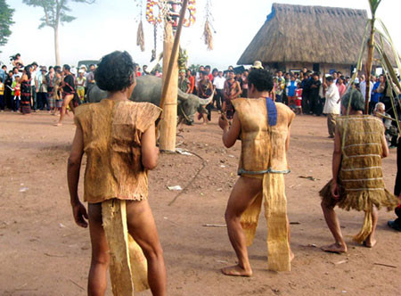 Dân tộc có trang phục độc đáo nhất có lẽ phải kể đến người Cơ Tu. Đã có một thời gian rất dài trước đây, người Cơ Tu vùng núi Quảng Nam đã dùng các loại vỏ cây sẵn có trong thiên nhiên để làm vật dụng che thân như tấm choàng, váy, áo... Đến nay, những trang phục độc đáo này vẫn còn xuất hiện trong sinh hoạt hàng ngày, lễ hội của người Cơ Tu tại những xã vùng cao huyện Tây Giang (Quảng Nam)