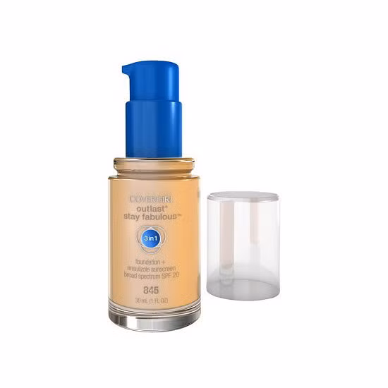 Kem nền CoverGirl Outlast Stay Fabulous 3 trong 1 có giá 9 USD giúp bạn bỏ qua bước che khuyết điểm và trang điểm cơ bản ban đầu.