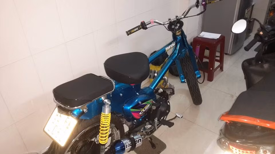 Khung sườn thiết kế dạng đôi trên dưới giống thiết kế của mẫu xe đạp Martin 107.