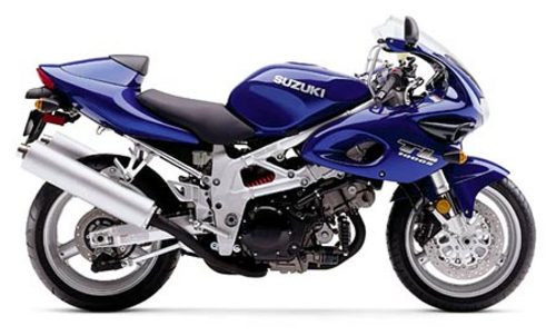 9. Suzuki TL1000S. Xe ra đời năm 1997, sử dụng động cơ V-twin góc nghiêng 90 độ, dung tích 996 phân khối làm mát bằng chất lỏng. Công suất 125 mã lực, mô-men xoắn cực đại 105 Nm. Suzuki tạo cho TL1000S bộ quây một nửa với lốc máy để hở như những Nakedbike.
