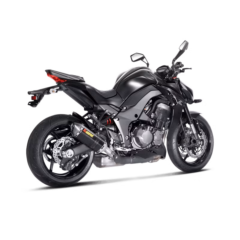 Khi Kawasaki Z1000 2014 độ pô Akrapovic.