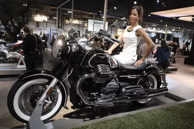 Phiên bản Eldorado nhận được sự ưa thích của 3% khách tham quan. Guzzi Eldorado sở hữu nhiều đường nét cổ điển, khối động cơ khoe ra bên ngoài mạnh mẽ, phong trần. Mẫu xe đến từ Ý được trang bị động cơ 1.380 phân khối, xi-lanh đôi, cho mô-men xoắn cực đại 120 Nm.