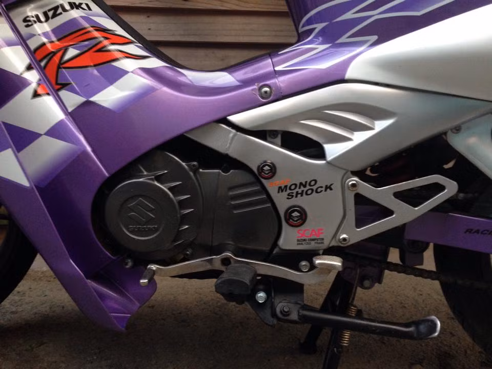 Lốc máy còn như mới của chiếc xe. Nguồn ảnh: Chợ Vietnam Racingboy.