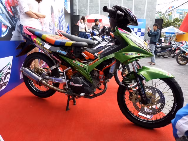 Yamaha Exciter của một thành viên Câu lạc bộ Zin Team.