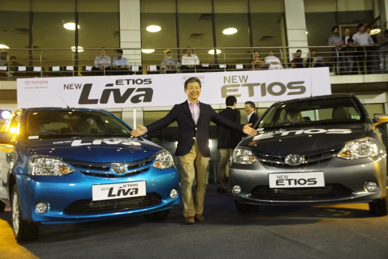 Tại Ấn Độ, Etios sedan sẽ cạnh tranh với Nissan Sunny, Chevrolet Sail, Ford Classic, Fiat Linea Classic và Renault Scala. Còn Etios Liva mới có các đối thủ là Volkswagen Polo, Maruti Swift và Hyundai i20.