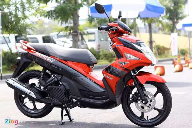 Kích thước tổng thể của xe là dài 1.943 mm, rộng 705 mm và cao 1.067 mm, giảm một chút so với thế hệ trước. Chiều dài cơ sở giữ nguyên ở mức 1.290 mm. Chiều cao yên xe 776 mm. Khoảng sáng gầm xe 130 mm. Trọng lượng cua Nouvo Fi rơi vào khoảng 112 kg.