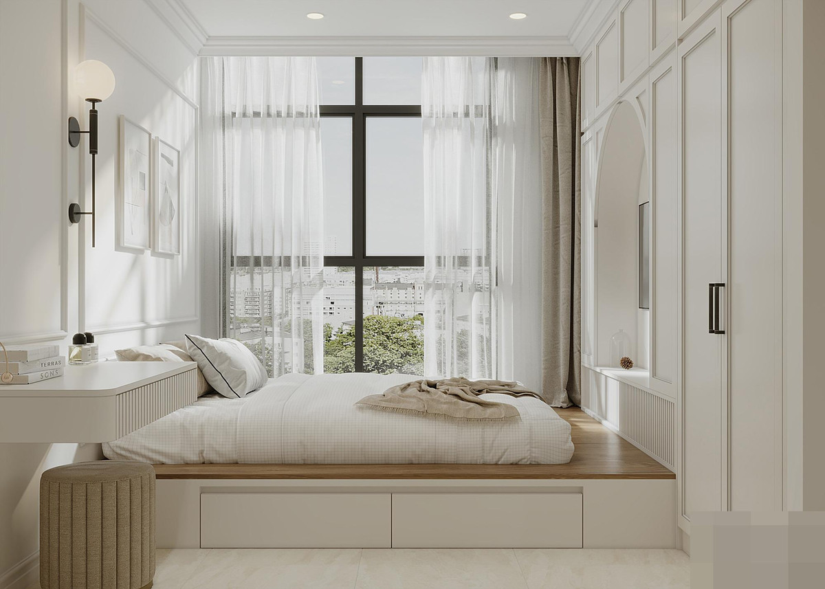 Khong gian tan co dien trong can ho nho, ai cung thang thot vi dep-Hinh-8