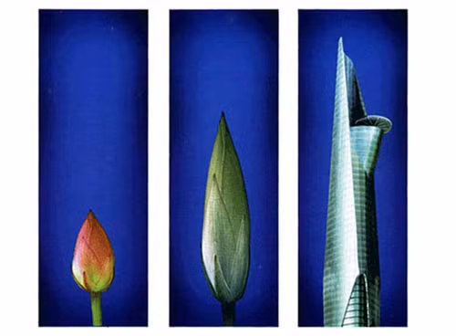 Được lấy cảm hứng từ hình dáng quốc hoa – búp sen hé nở, tòa tháp Bitexo Finacial tượng trưng cho sức sống và khát vọng của người Việt.