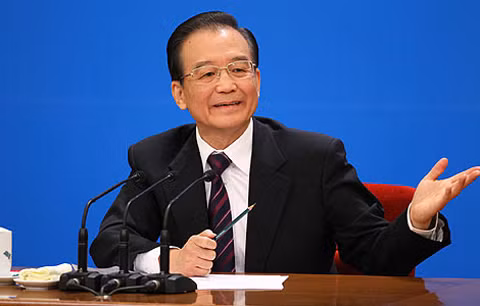 Ông Ôn Gia Bảo thời làm Thủ tướng.