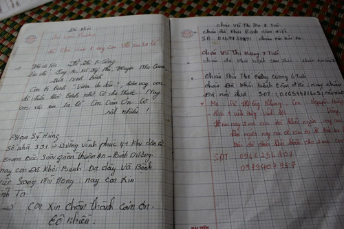 Cuốn sổ ghi chép này chỉ là sổ "ma".