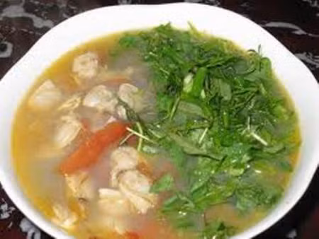 Ngao nấu canh chua.