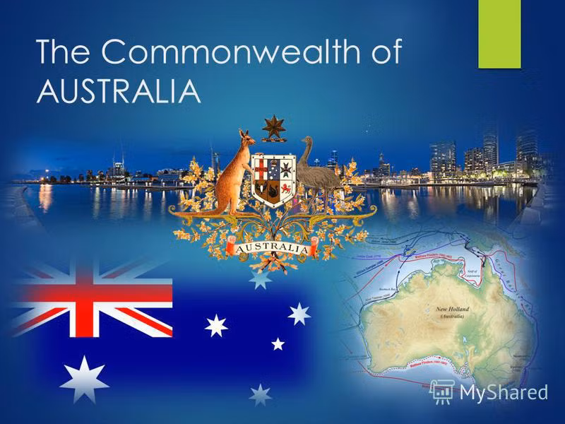  Ngày 1/1/1901: Ngày đầu năm mới của năm 1901, khối thịnh vượng chung Australia tuyên bố thành lập, bao gồm bao gồm đại lục Australia, đảo Tasmania và nhiều đảo nhỏ. Ảnh: MyShared.ru.