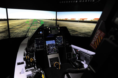 Buồng lái mô phỏng.