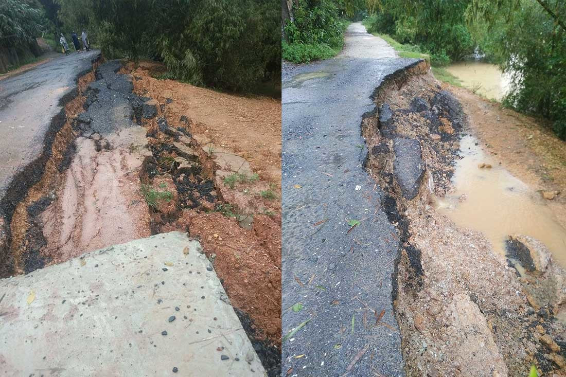 Mua lon, thuy dien xa lu, nhieu ngoi nha o Nghe An ngap trong bien nuoc-Hinh-2