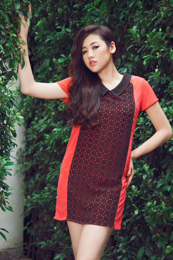 Cô xây dựng hình ảnh ngây thơ, trong sáng