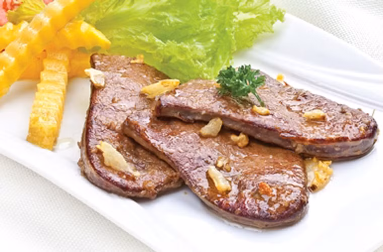 Gan rán cháy cạnh.