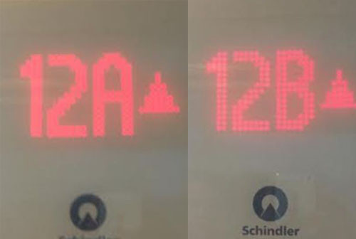 ... mà thay bằng tầng 12B.