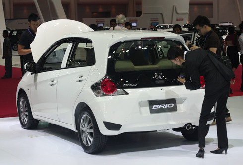 Thiết kế cửa kính sau sẽ không còn xuất hiện ở Brio 2017.