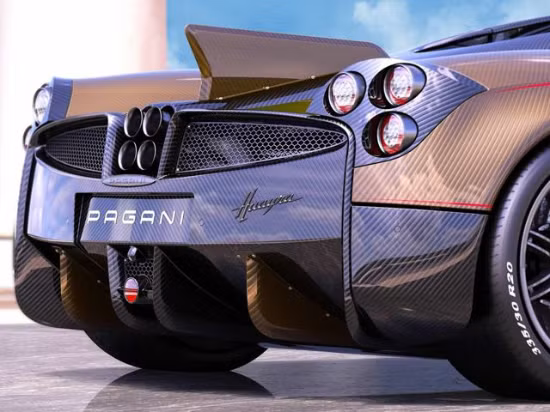 Phần đầu xe hầm hố, góc cạnh với hệ thống đèn pha trước được bố trí thành từng cụm (3 đèn). Biểu tượng của hãng cũng được đặt ở vị trí trực quan nhất.