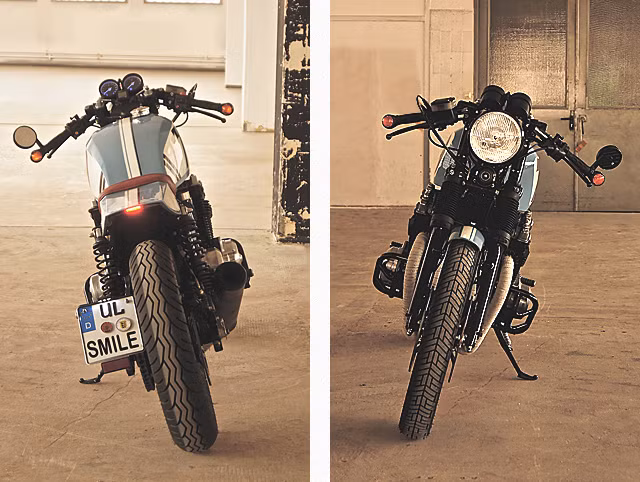 Dây dẫn khí xả được phân thành các nhánh và băng kín để đảm bảo đường dẫn. Đặc biệt, các đường dây phanh đều được thay thế bằng chất liệu dây thép không gỉ.