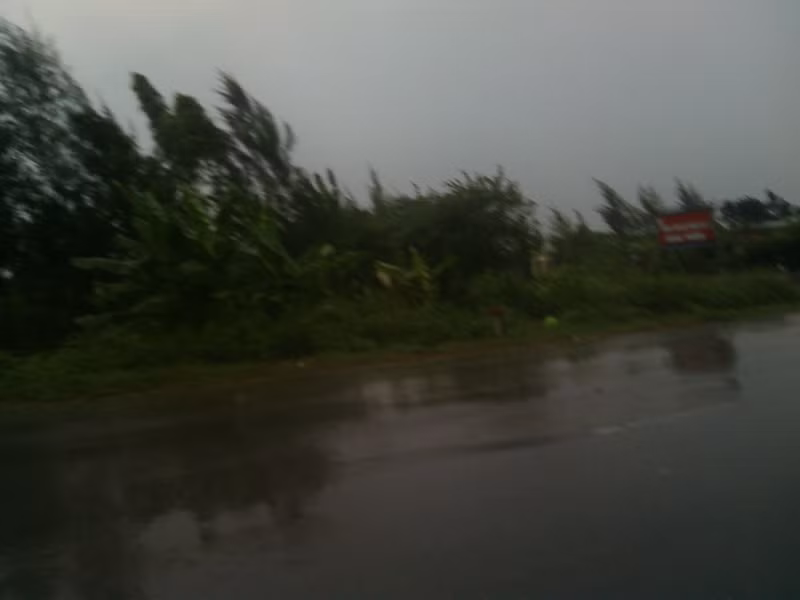 Gió giật cấp 6 vào chiều ngày 16/9 và đang tăng cấp lên khi bão gần đổ bộ.