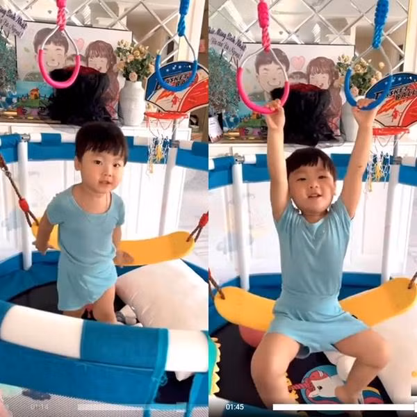 Quý tử Hòa Minzy khóc níu chân mẹ, dân mạng tràn vào xót xa - Hình 6 Quy tu Hoa Minzy khoc niu chan me, dan mang tran vao xot xa-Hinh-6