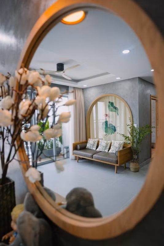 Căn hộ Japandi màu xi-măng, đưa không gian thiền vào cuộc sống thường ngày ảnh 3