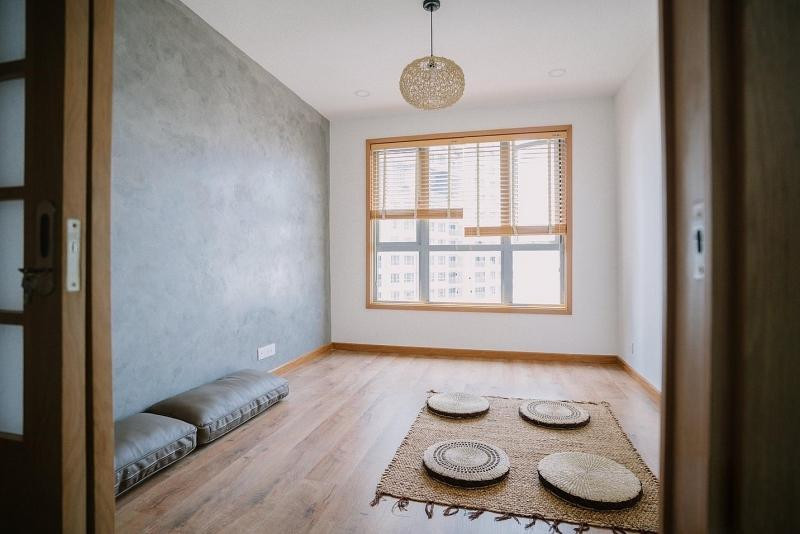 Căn hộ Japandi màu xi-măng, đưa không gian thiền vào cuộc sống thường ngày ảnh 7