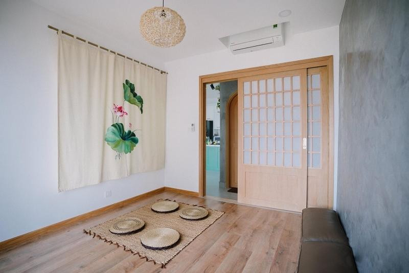 Căn hộ Japandi màu xi-măng, đưa không gian thiền vào cuộc sống thường ngày ảnh 6