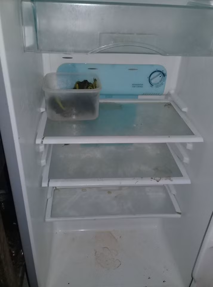 Tủ lạnh hết đồ. Tủ lạnh là vật dụng có liên quan rất mật thiết với chế độ ăn uống, từ đó liên quan đến sức khỏe của cả gia đình. Nếu tủ lạnh luôn đầy ắp thức ăn, điều đó phản ánh về sự trù phú trong khẩu phần ăn hàng ngày của gia đình. Nhưng nếu tủ lạnh trống trải, nó phần nào nói lên tình hình tài chính eo hẹp của gia đình và có thể dự báo sự hao hụt nguồn tiền. Do vậy, hãy cố gắng để tủ lạnh luôn có thức ăn.