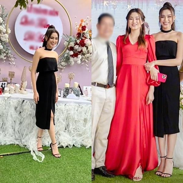 iện chiếc đầm đen đơn giản nhưng Hoa hậu Việt Nam 2020 vẫn khoe trọn được vóc dáng gợi cảm, vòng nào ra vòng nấy. Khi chung khung hình cùng nhân vật chính, Đỗ Hà vẫn khiến cô dâu phải dè chừng dù chỉ mặc váy tối màu.