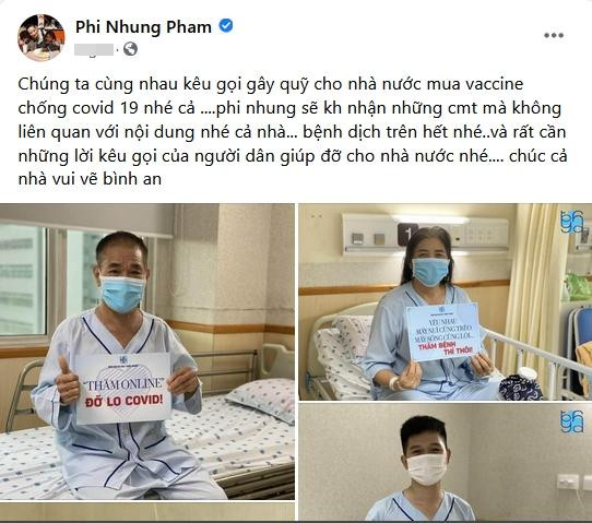 Phi Nhung noi gi ve ao me Ho Van Cuong in chu 