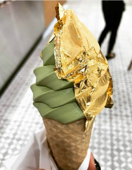 Kem dat vang 24K sang chanh, gioi an choi dung ngoi khong yen