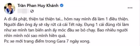 Huy Khanh bi va cham giao thong, hanh xu gay bat ngo-Hinh-2