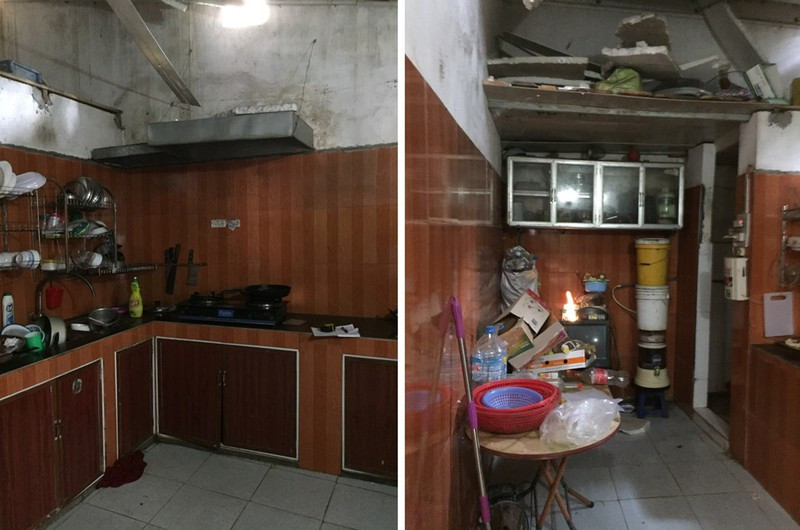 Với giải pháp thiết kế cải tạo kiến trúc trên KTS đã giữ lại được 55-65% phần hiện trạng, như số tiền theo dự toán đã hoàn thiện vừa vặn chưa tới 300 triệu đồng. KTS dùng thủ thuật hợp nhất khối trên diện đứng các mảng tường, các mảnh tường cũ giữ lại có chiều cao thấp hơn thiết kế mới của ngôi nhà sẽ được xây bù thêm phần thiếu hụt.