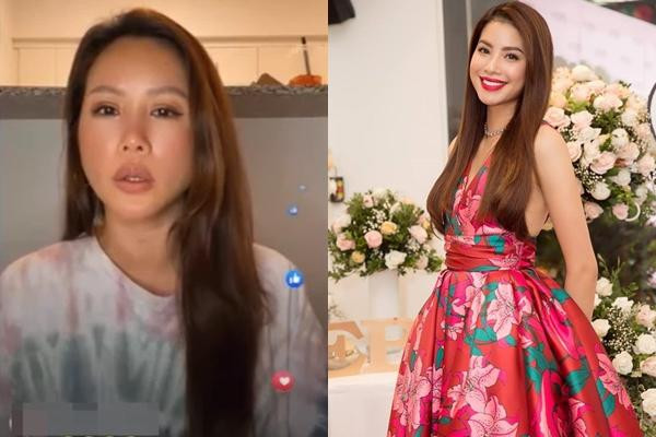 Pham Huong le luoi nang tra sua 'cheers' ai do sau vu tat mam tom