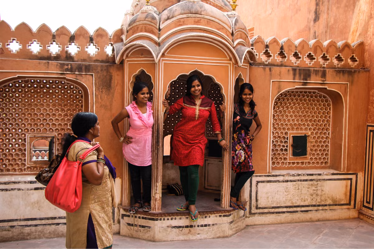 Cung dien cua gio Hawa Mahal - “Thanh pho hong” cua Jaipur, An Do-Hinh-9