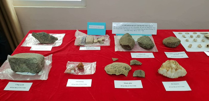 Vào tháng 9/2018, kết quả khai quật hang động núi lửa Krông Nô (Đắk Nông) được công bố, theo đó hàng loạt địa điểm chứa di tích khảo cổ tiền sử đã được tìm thấy ở hệ thống hang động được coi là độc đáo duy nhất ở Việt Nam và Đông Nam Á này. Ảnh: Đại đoàn kết.