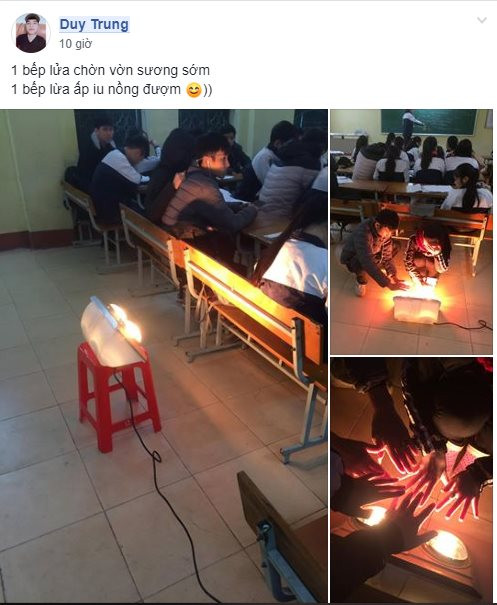 “Mua dong khong lanh” voi sang kien ba dao cua cac ban hoc sinh